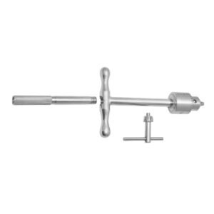 T-Handle – Stainless steel chuck and key 6.0mm capacity with 6.0mm protection sleeve