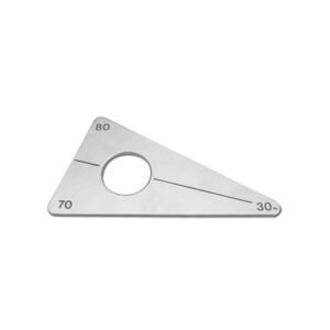 Triangular Positioning Plate 80º / 70º / 30º