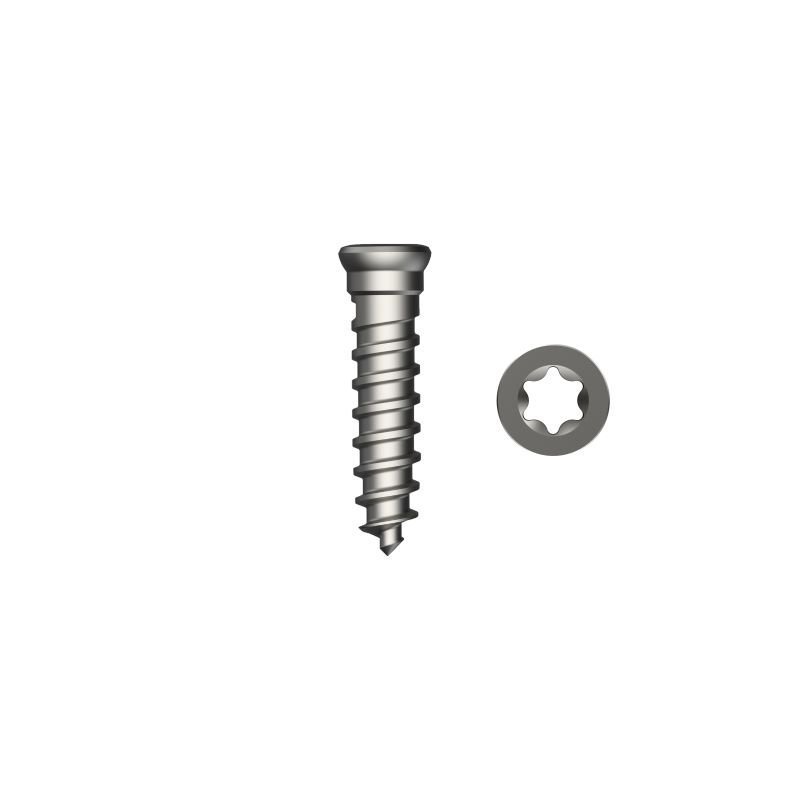 CERVELOCK<sup>TM</sup> 3.5MM Anterior Cervical Screw - STAR DRIVE Self Drilling - Titanium