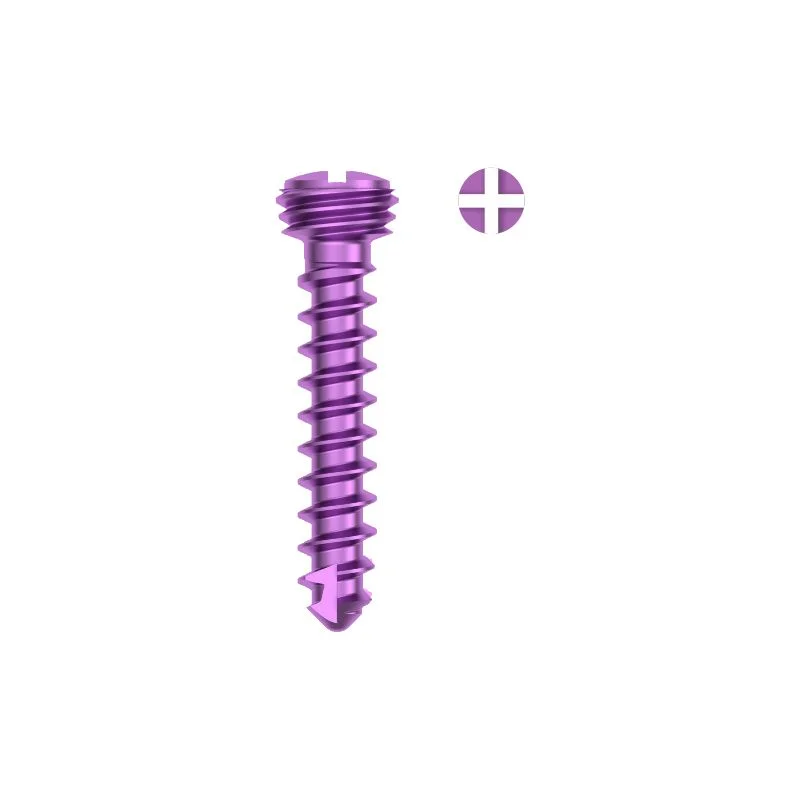 CMF - Cross Drive LOCKING Screw - Self tapping 2.4 mm Dia.