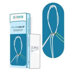 FLEXLOOP Endo Button with Adjustable Loop – Titanium – Sterile Suture – Uhmwpe