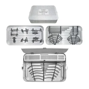 Implant Set of Locking Low Profile Pelvis Plating System