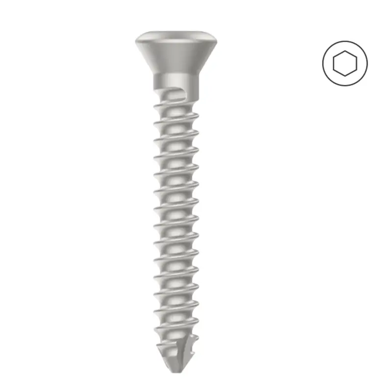 Low Profile Cortical Screw 2.7mm - Self Tapping - S.S.