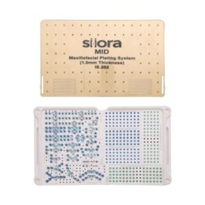Mid Maxillofacial Plate (1.0mm Thickness) 2.0mm Screws System