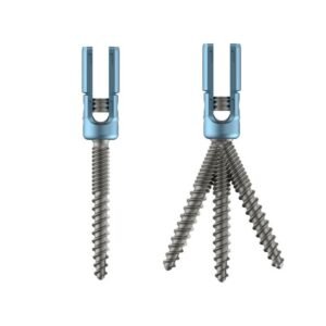 PEDILUX<sup>TM</sup> Polyaxial S-Line Reduction Dual Thread Pedicle Screw – Titanium