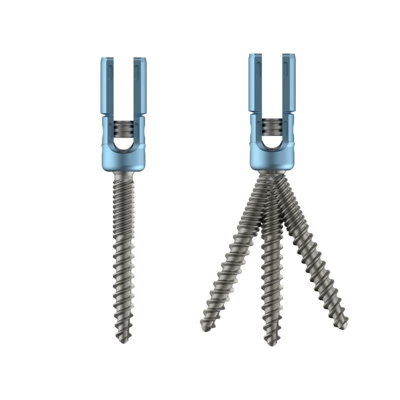 PEDILUX<sup>TM</sup> Polyaxial S-Line Reduction Dual Thread Pedicle Screw - Titanium