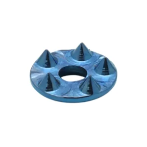 Spiked Ligament Washer Round Small (5 Spikes) (Titanium)