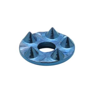 Spiked Ligament Washer Round Small (5 Spikes) (Titanium)