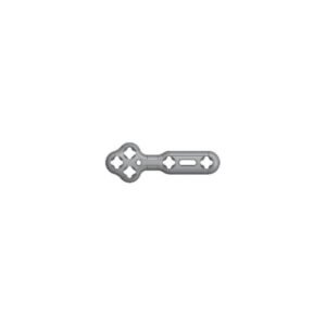 Variolock Cloverleaf Foot Fusion Plate 2.4/2.7mm (Short) 38mm Length – Titanium